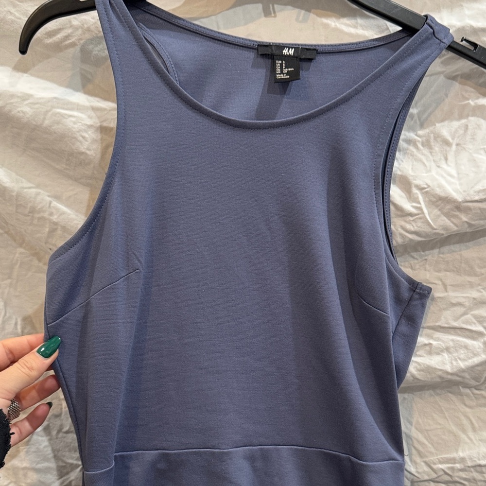 H&M Sleeveless Navy Mini Dress - Picture 4 of 5